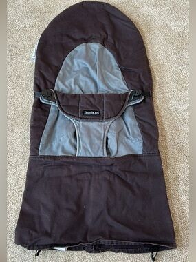 BabyBjörn Baby Bouncer Fabric Cover in Brown and Gray